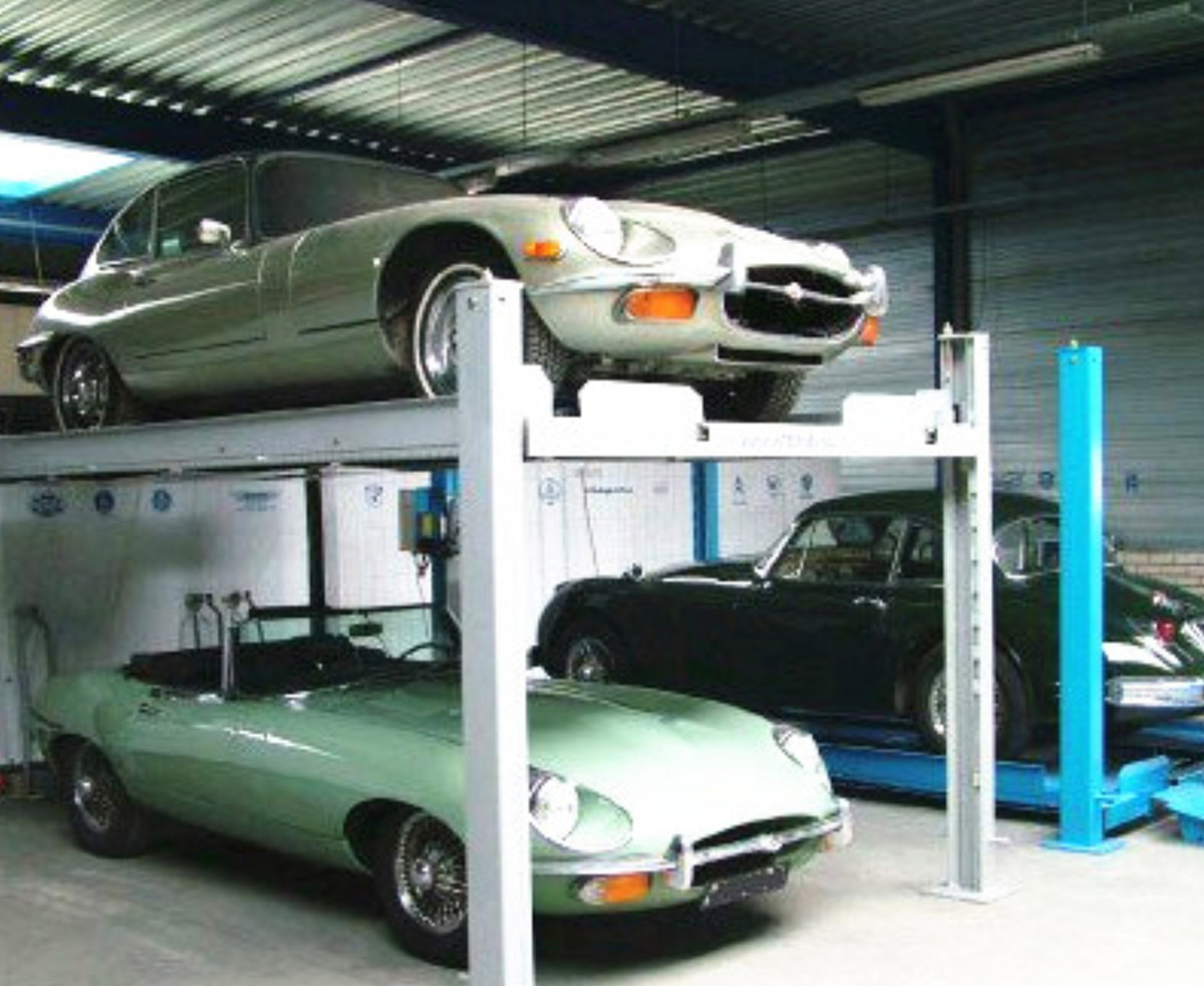 智慧停车四柱简易升降式立体停车设备